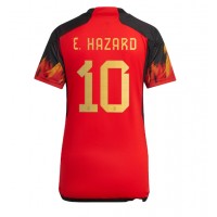 Belgien Eden Hazard #10 Replika Hemmatröja Dam VM 2022 Kortärmad